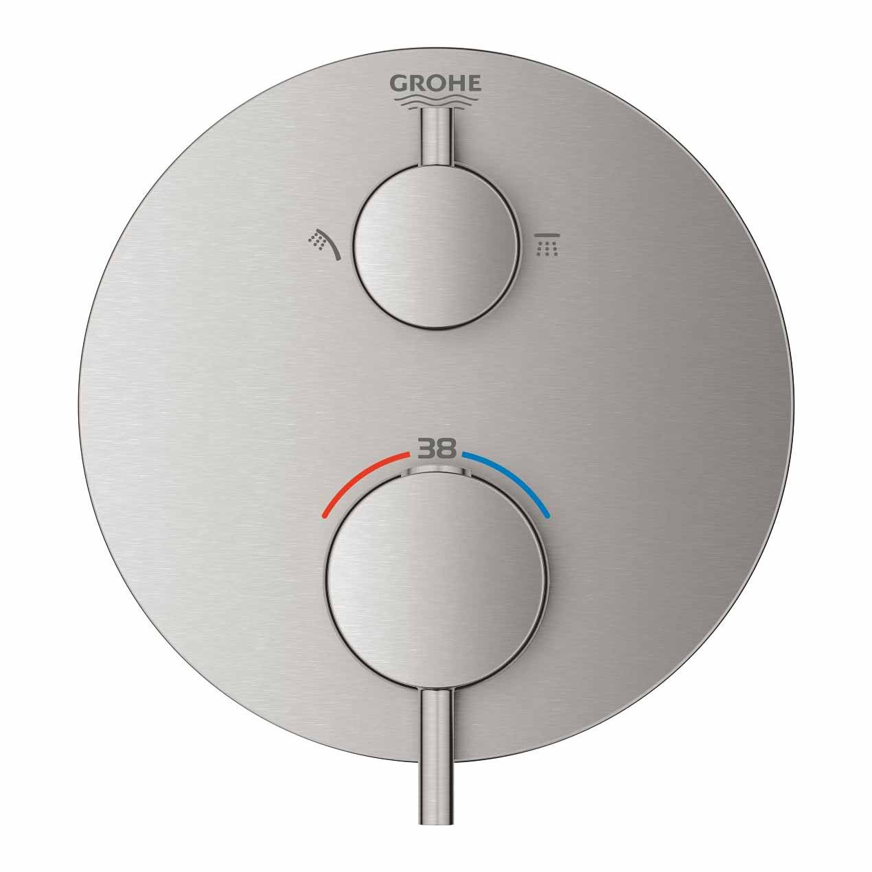 Mặt điều khiển sen tắm ổn nhiệt Grohtherm SmartControl Grohe 24135003 - 11