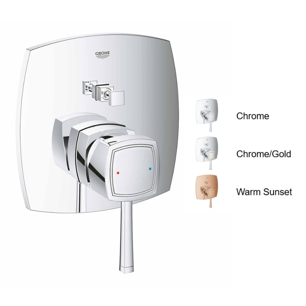 Mặt nạ bộ trộn âm 2 chế độ Grandera GROHE 24068IG0 - 2