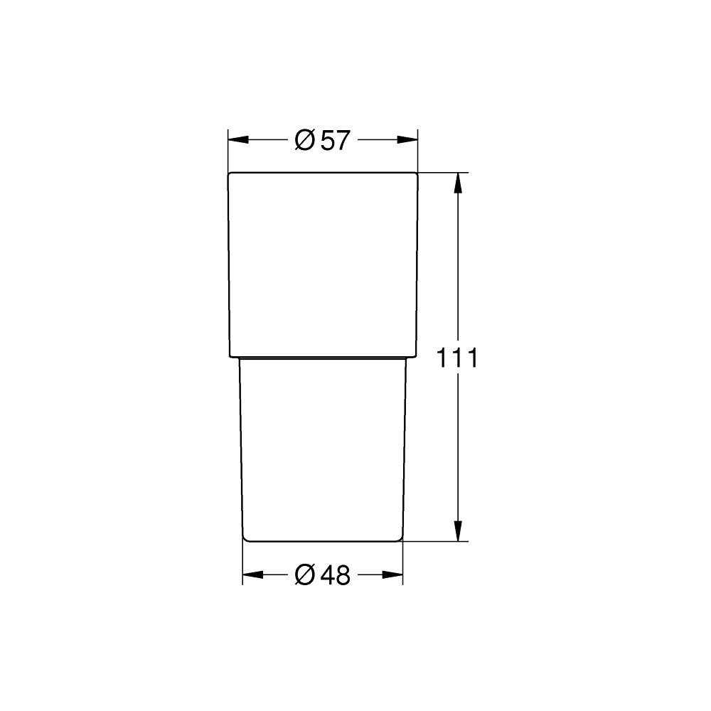 Ly thủy tinh GROHE 40254003 - 2