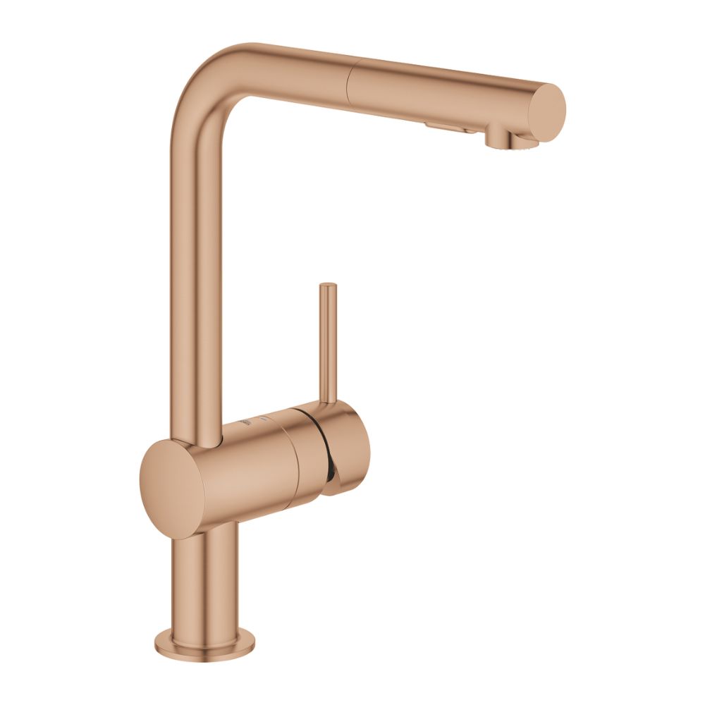 Vòi bếp dây rút nóng lạnh Minta GROHE 30274000