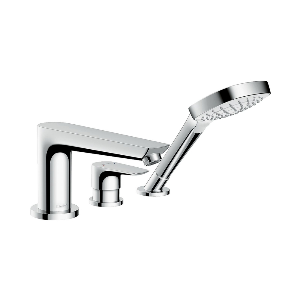 Vòi bồn tắm nóng lạnh Hansgrohe 71731000 Talis E (3 lỗ có tay sen)