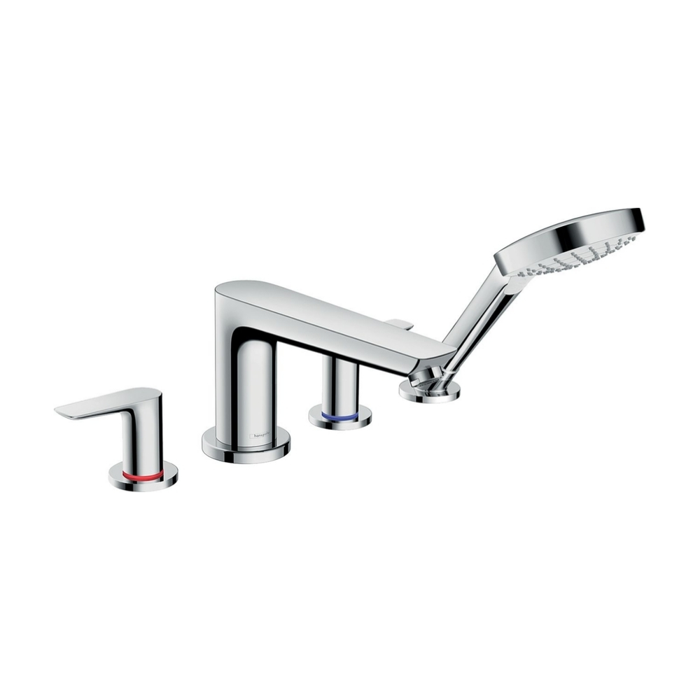 Vòi bồn tắm nóng lạnh Hansgrohe 71748000 Talis E (4 lỗ có tay sen)