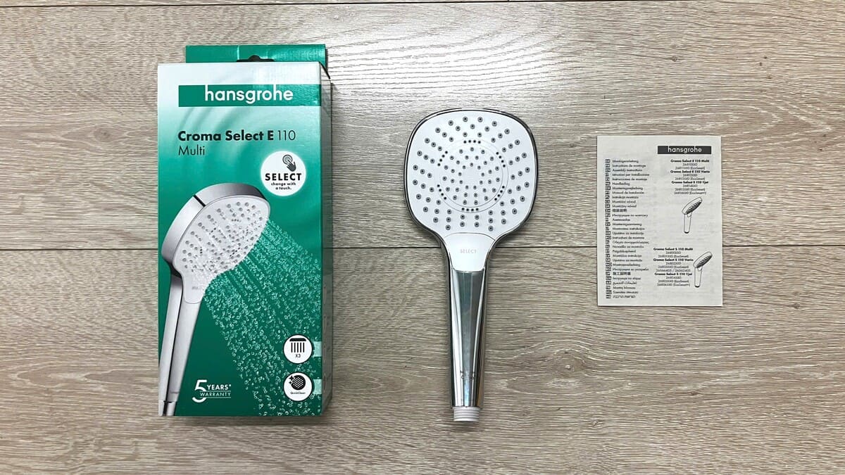 Tay sen tắm Hansgrohe 26810400 HG Croma Select E 110 Multi (3 chế độ) - 3