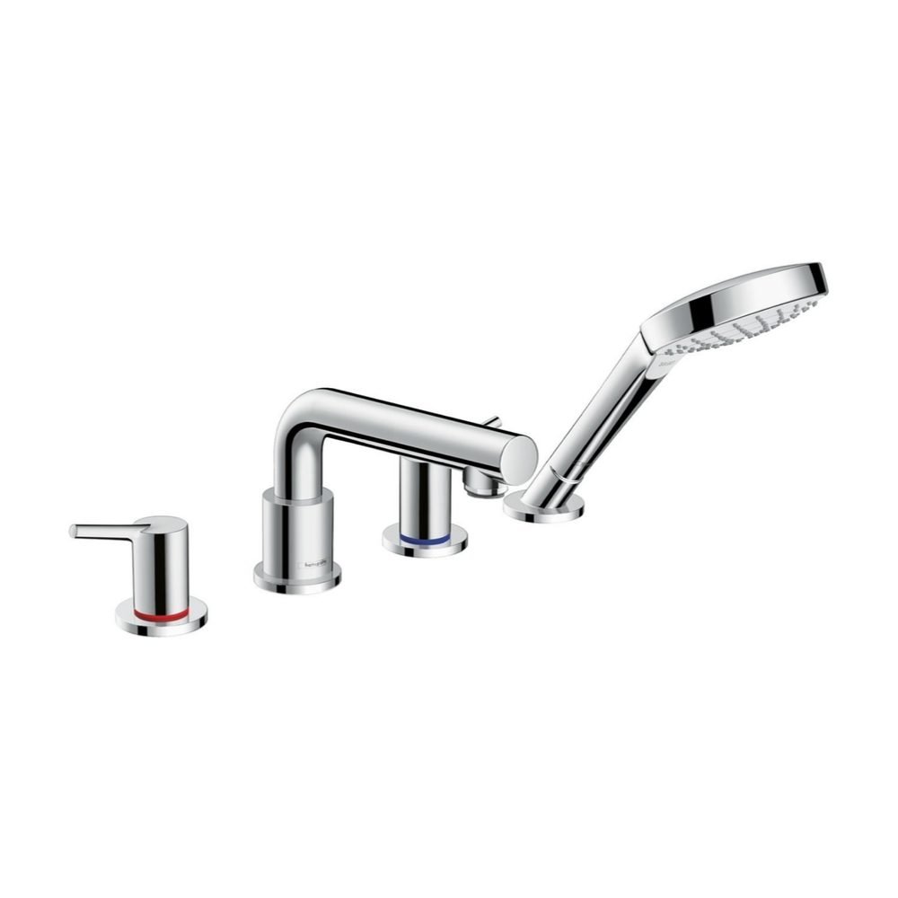 Vòi bồn tắm nóng lạnh Hansgrohe 72419000 Talis S (4 lỗ có tay sen)