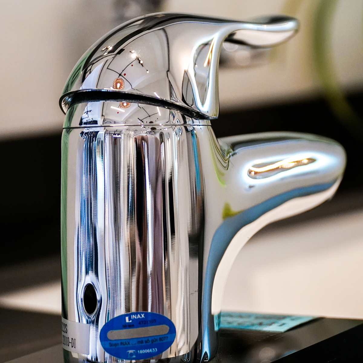 Vòi chậu lavabo nóng lạnh INAX LFV-222S (LFV222S) - 8