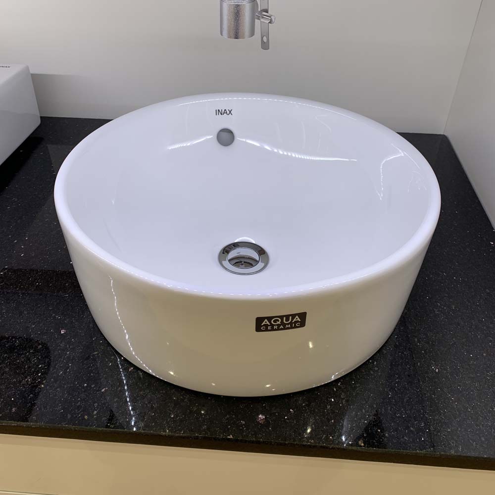 Chậu rửa lavabo đặt bàn INAX AL-295V (AL295V) men Aqua Ceramic - 3