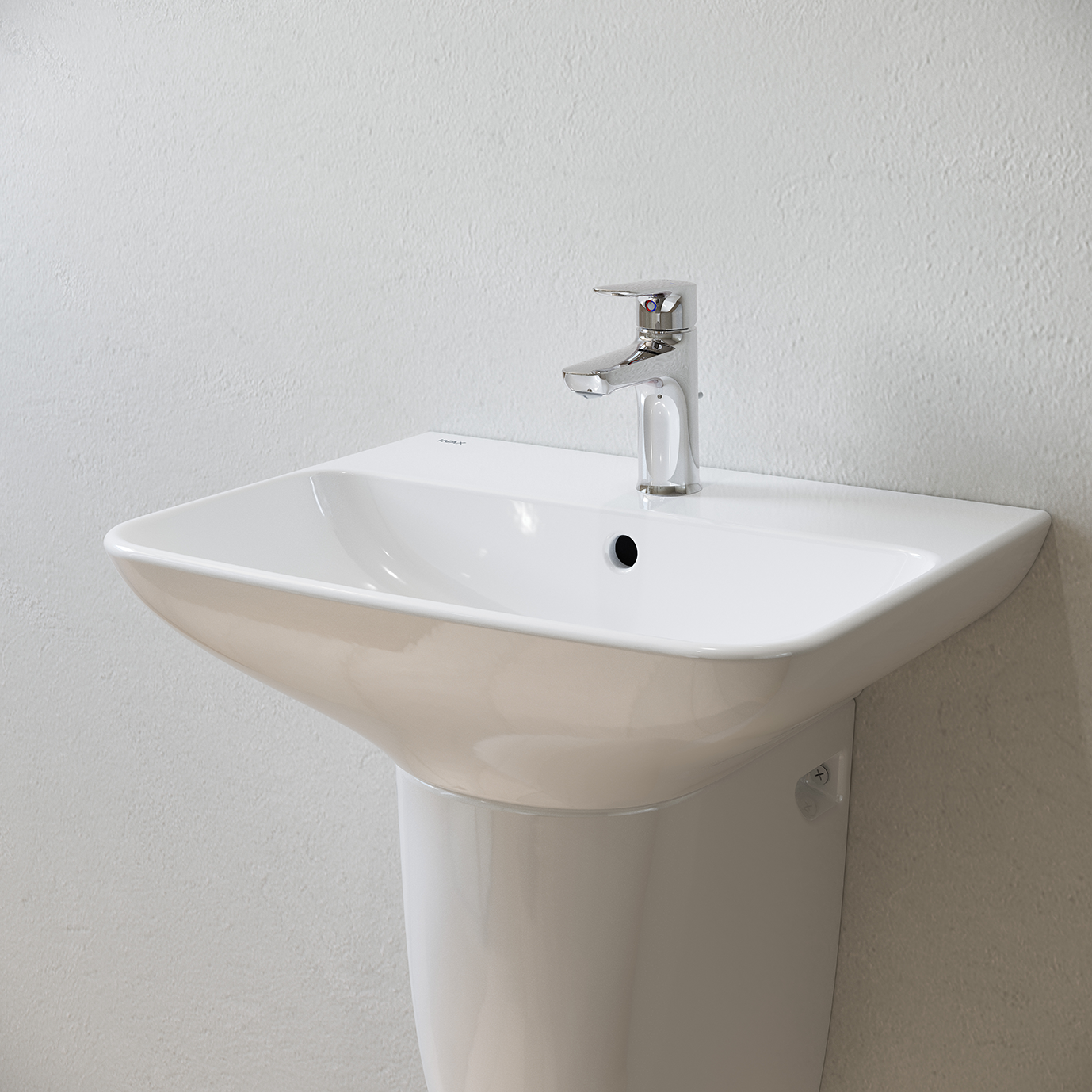 Chậu rửa lavabo treo tường INAX AL-289V (AL289V) (AL-289VFC) men Aqua Ceramic - 8