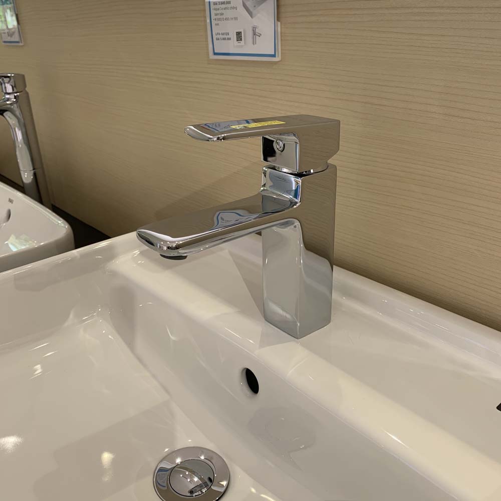 Vòi chậu lavabo nóng lạnh INAX LFV-5012S (LFV5012S) - 4