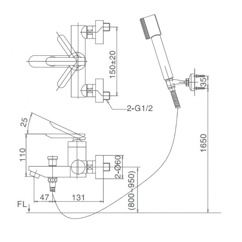 Sen tắm nóng lạnh INAX BFV-4000S (BFV4000S)