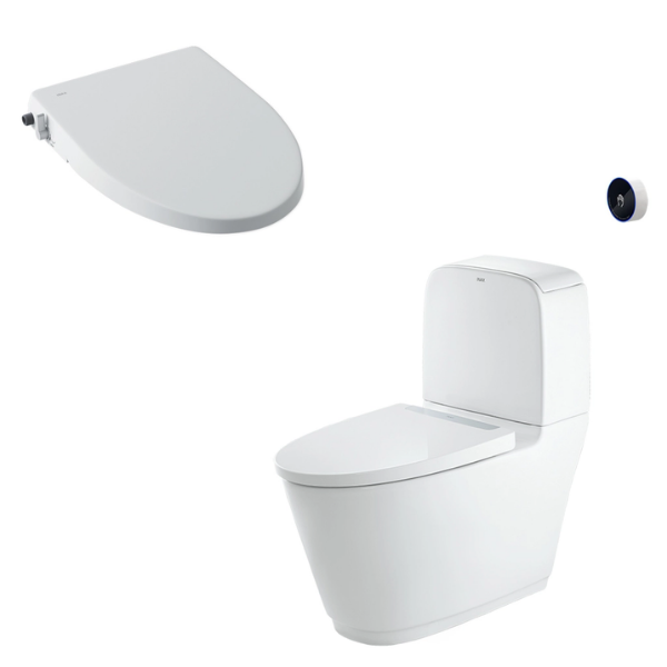 Bồn cầu 2 khối xả cảm ứng nắp rửa cơ INAX ACT-832 + CW-S15VN