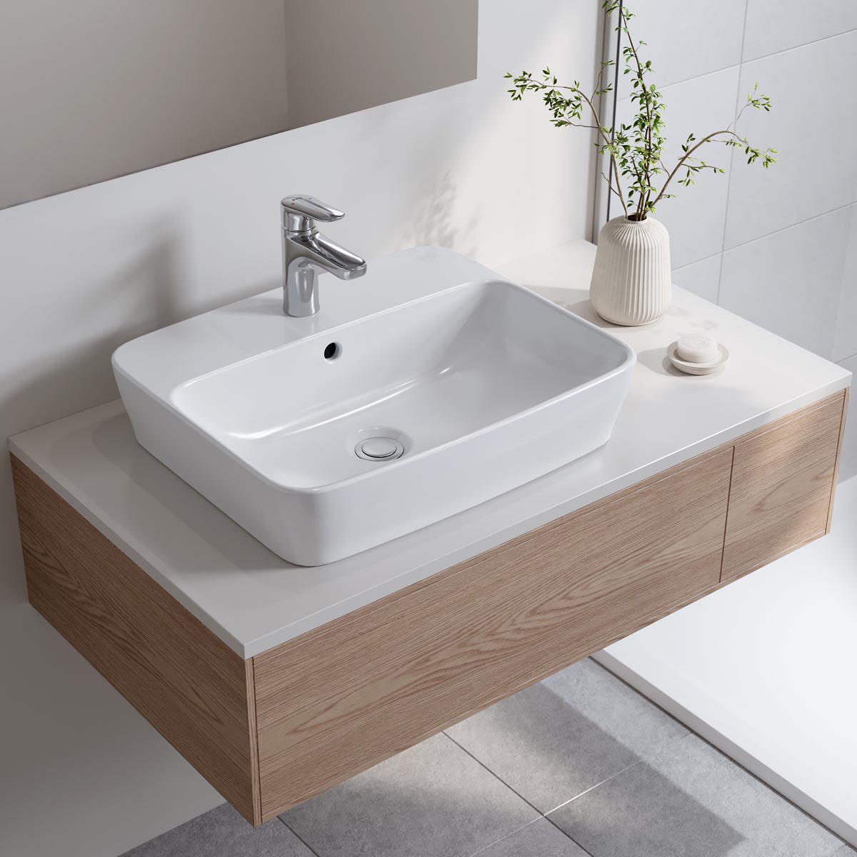 Chậu rửa lavabo đặt bàn INAX AL-286VFC (AL286VFC) - 9