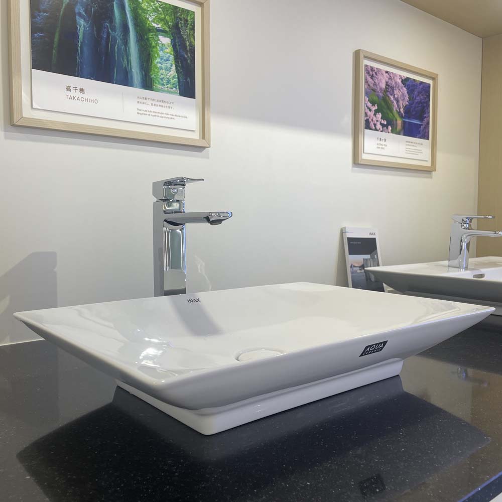 Vòi chậu lavabo nóng lạnh INAX LFV-5012SH (LFV5012SH) - 8