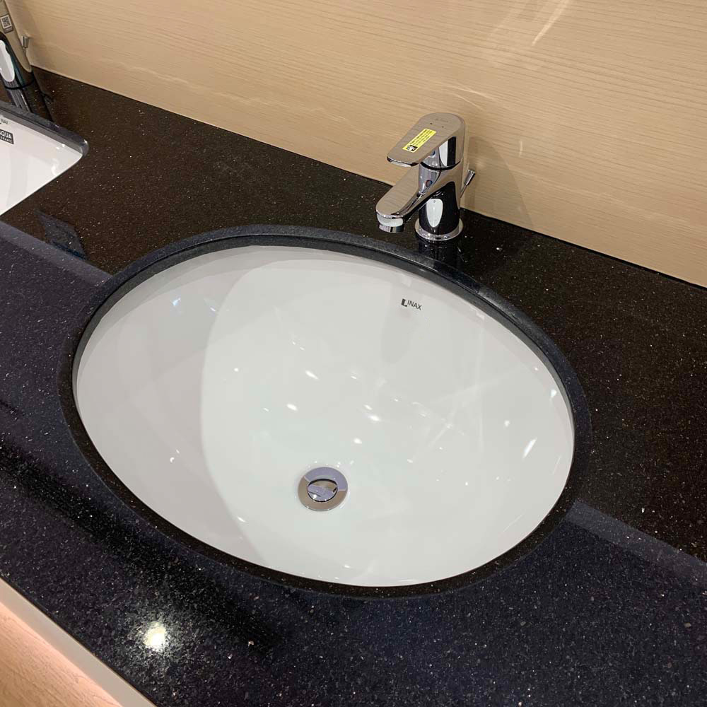 Chậu rửa mặt lavabo âm bàn INAX L-2293V/BW1 - 3