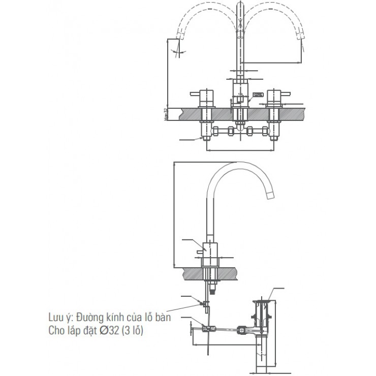 Vòi chậu lavabo INAX LFV-7000B (LFV7000B)