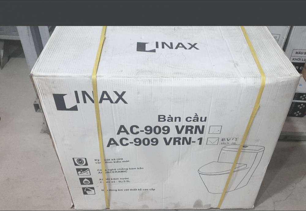 Bồn cầu 1 khối INAX AC-909VRN (AC909VRN) nắp đóng êm - 3