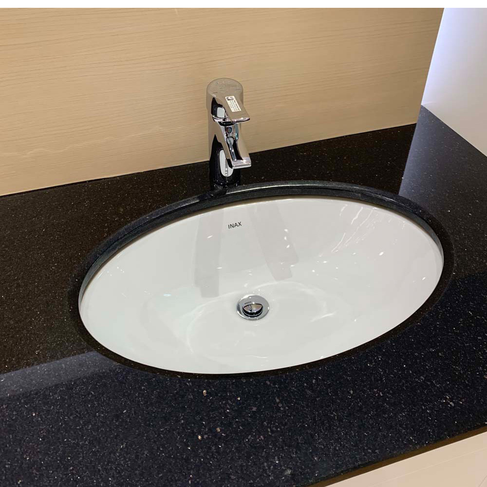 Chậu rửa mặt lavabo âm bàn INAX L-2216V/BW1 - 4