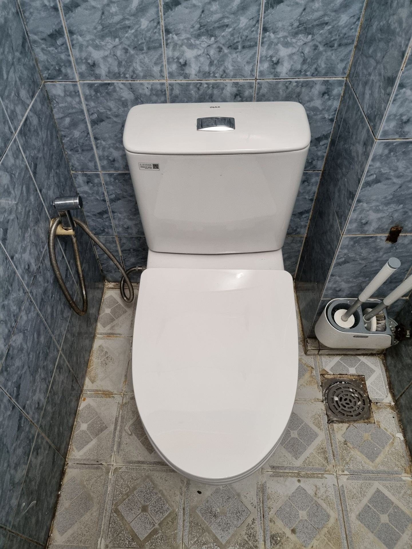 Bồn cầu 2 khối INAX C-514VAN (C514VAN) nắp đóng êm - 13