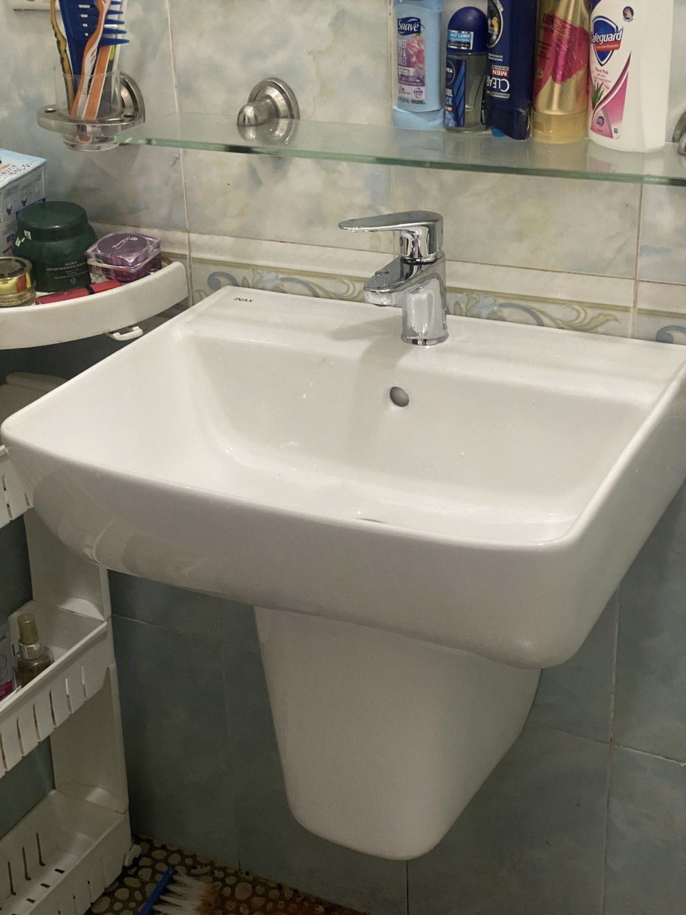 Chậu rửa lavabo treo tường INAX L-312V (L312V) (L-312VFC) - 10