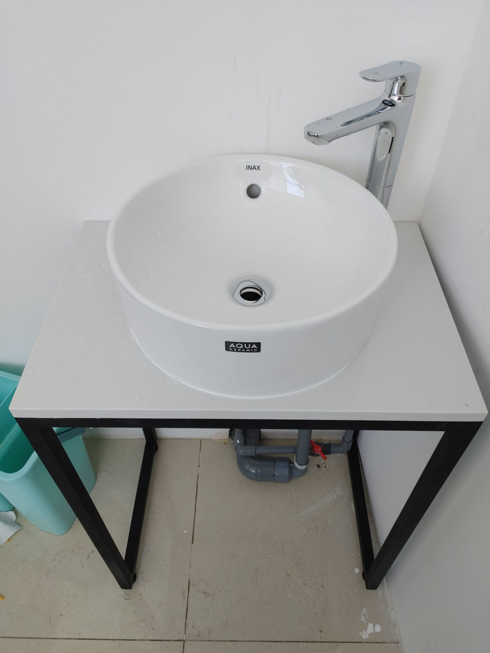 Chậu rửa lavabo đặt bàn INAX AL-295V (AL295V) men Aqua Ceramic - 14