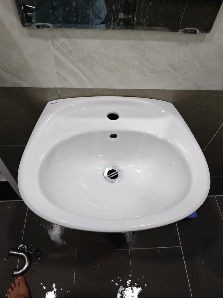 Chậu rửa lavabo treo tường INAX L-284V (L284V) (L-284VFC) - 10