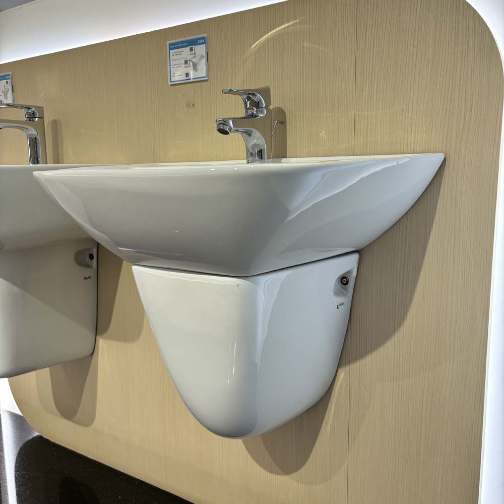 Chậu rửa lavabo treo tường INAX L-297V (L297V) (L-297VFC) - 3