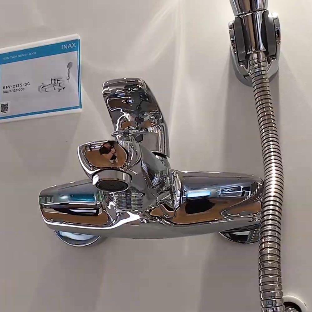Bộ vòi sen tắm nóng lạnh INAX BFV-213S-3C (BFV213S3C) - 4