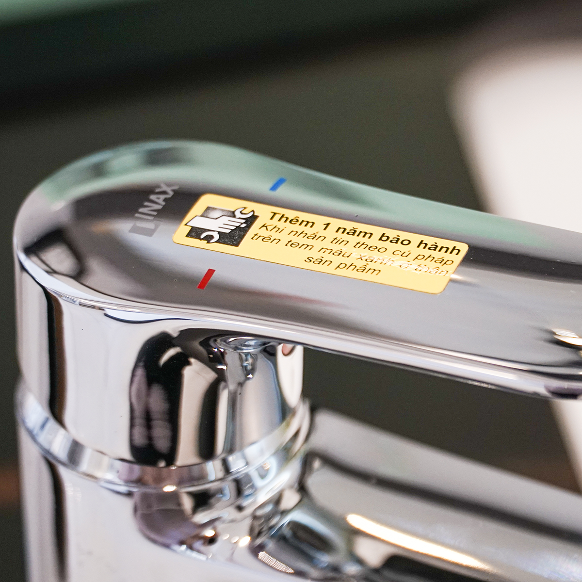 Vòi chậu lavabo nóng lạnh INAX LFV-1402S (LFV1402S) - 14