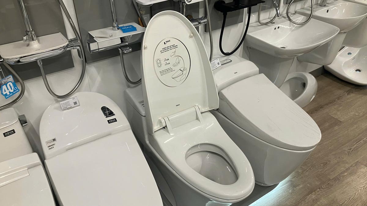 Nắp bồn cầu INAX CF-1008VS/BW1 - 5
