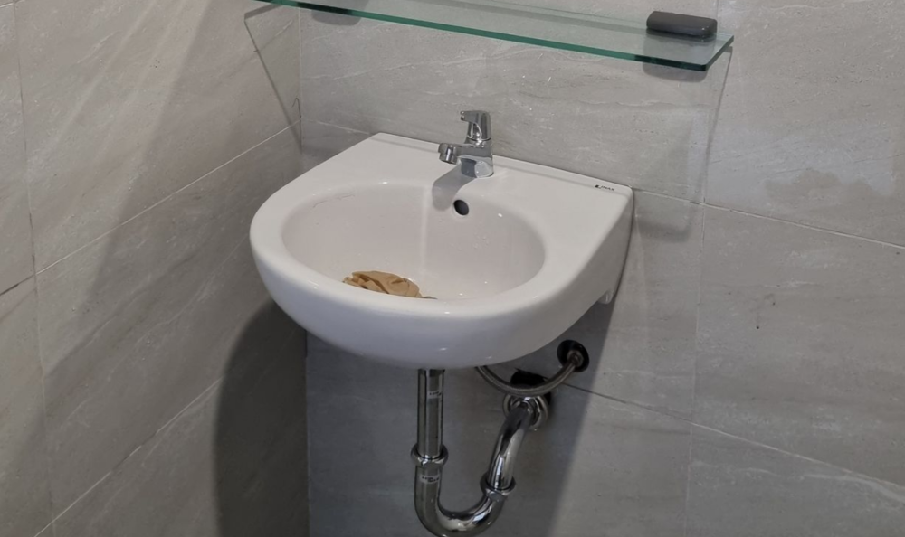Chậu rửa lavabo treo tường INAX L-282V (L282V) (L-282VFC) - 8