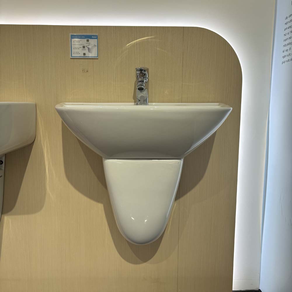 Chậu rửa lavabo treo tường INAX L-297V (L297V) (L-297VFC) - 4