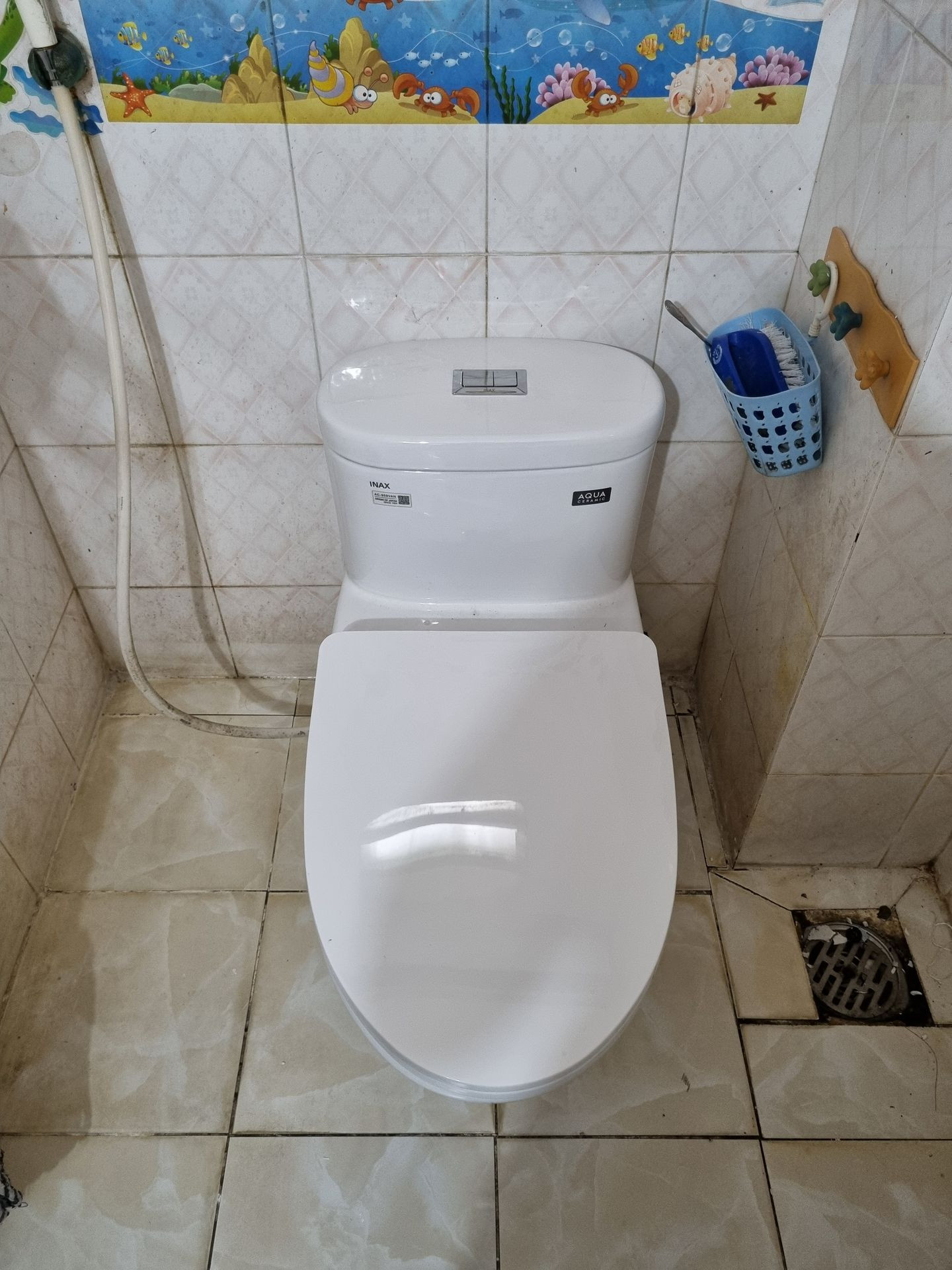 Bồn cầu 1 khối INAX AC-959VAN-2 (AC959VAN2) nắp đóng êm - 8