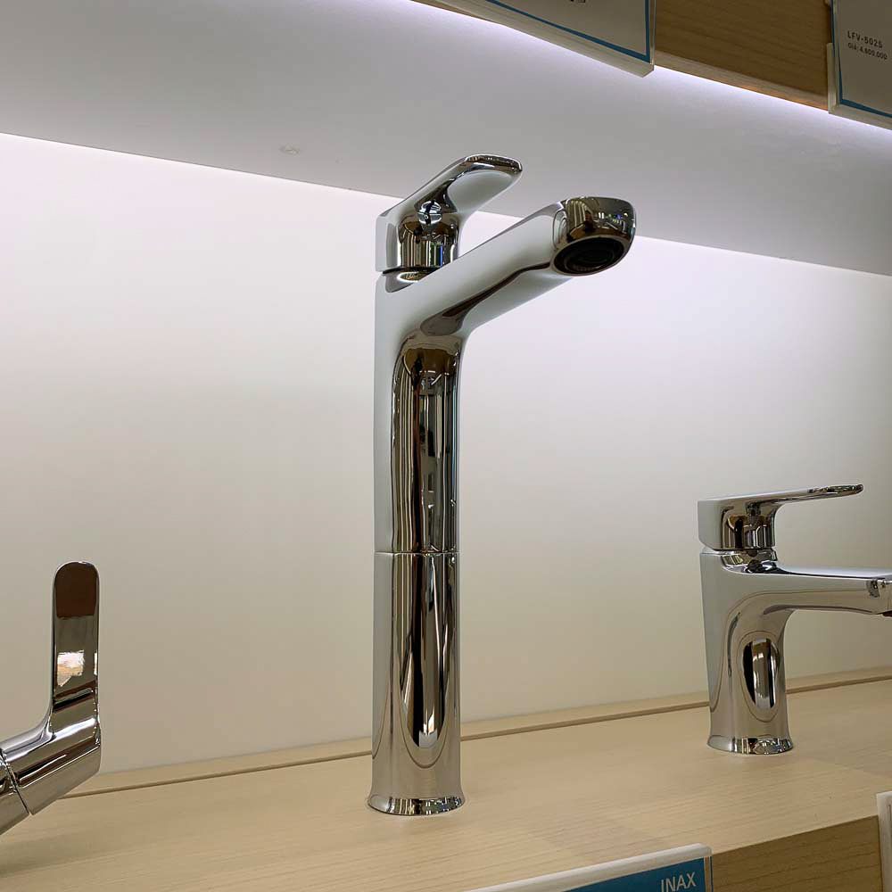 Vòi lavabo lạnh thân cao INAX LFV-22SH (LFV22SH) - 3