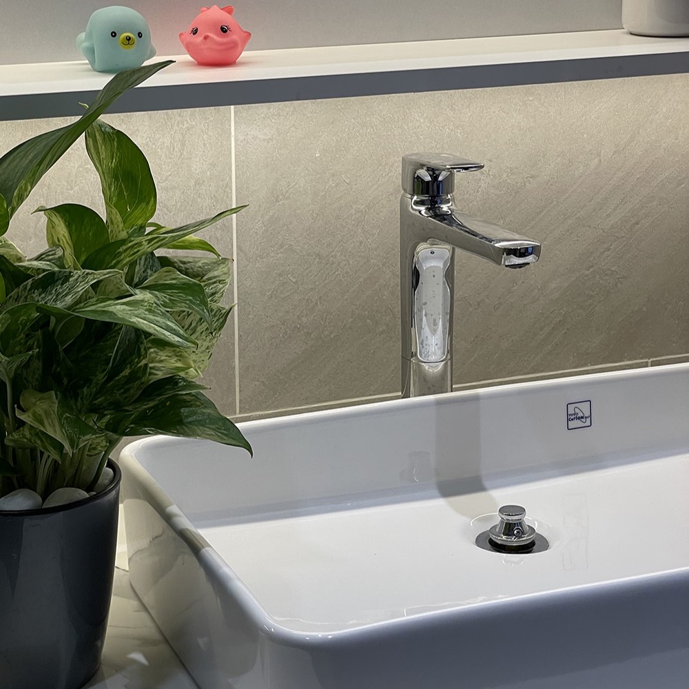 Vòi lavabo lạnh thân cao INAX LFV-22SH (LFV22SH) - 9