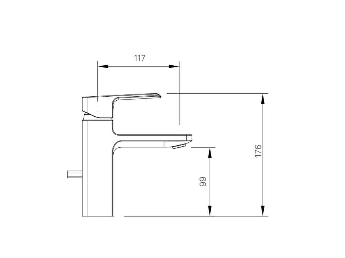 Vòi chậu lavabo nóng lạnh INAX LFV-5012S (LFV5012S)