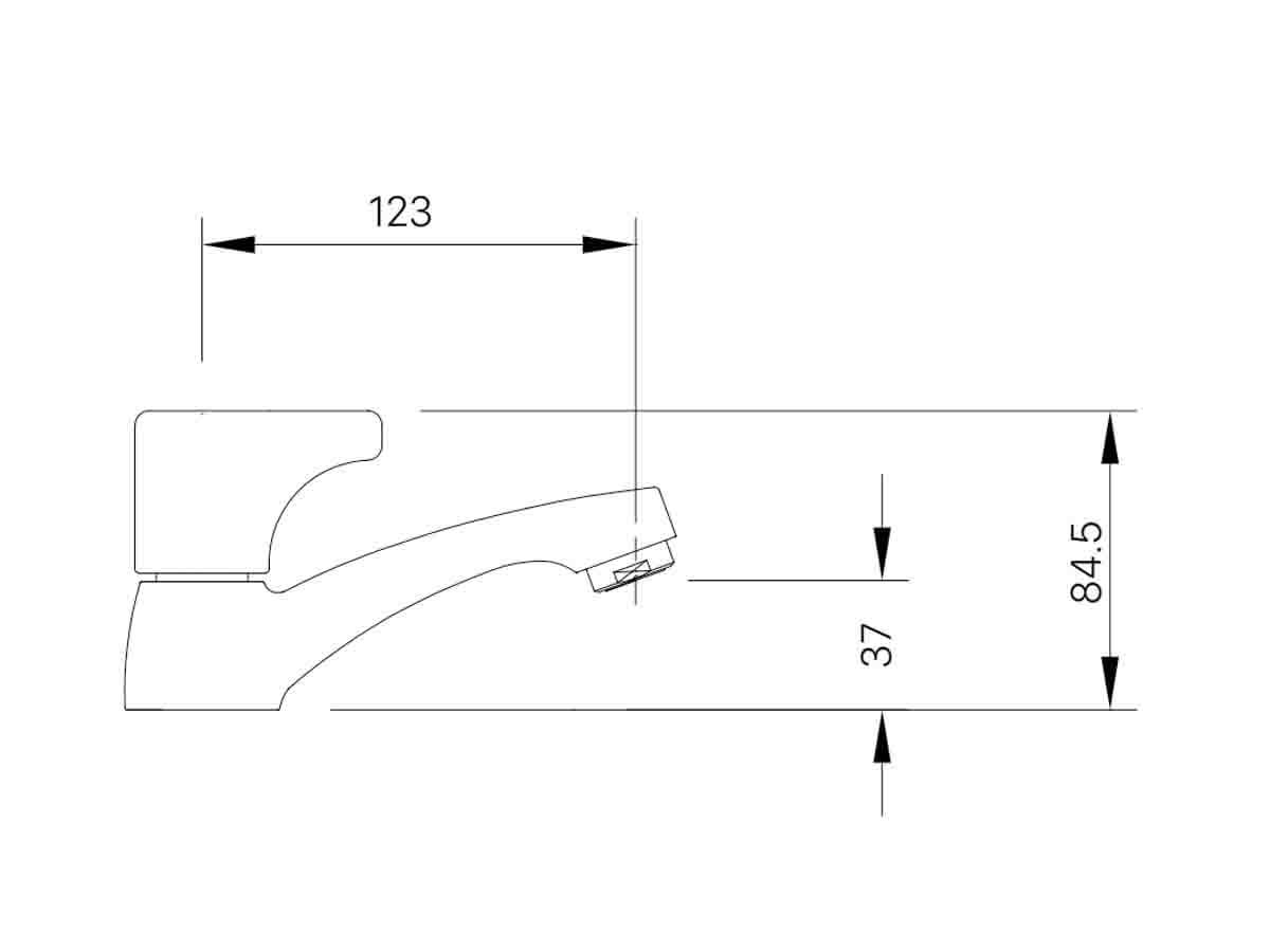 Vòi chậu lavabo lạnh INAX LFV-13B (LFV13B)