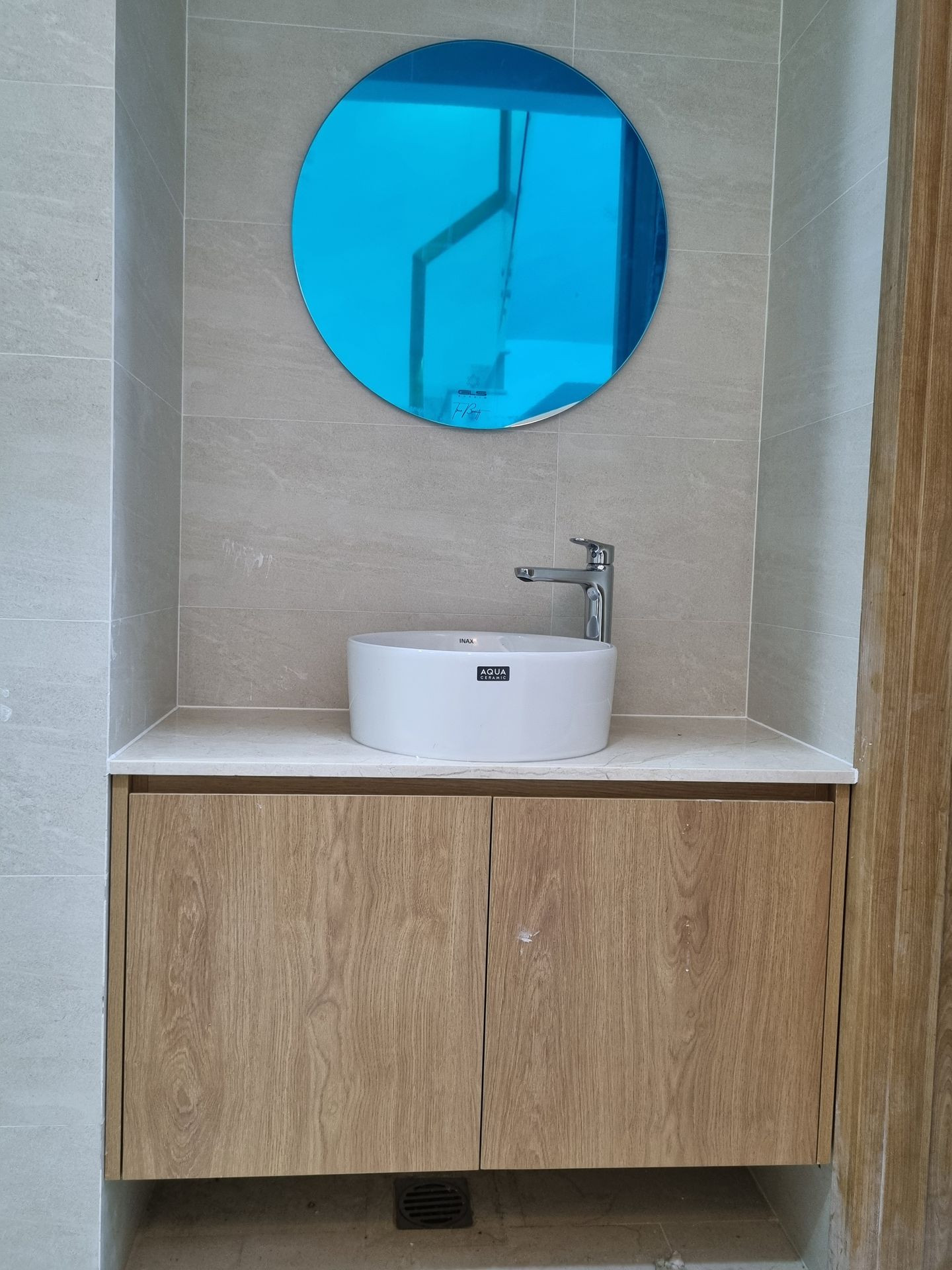 Chậu rửa lavabo đặt bàn INAX AL-295V (AL295V) men Aqua Ceramic - 10