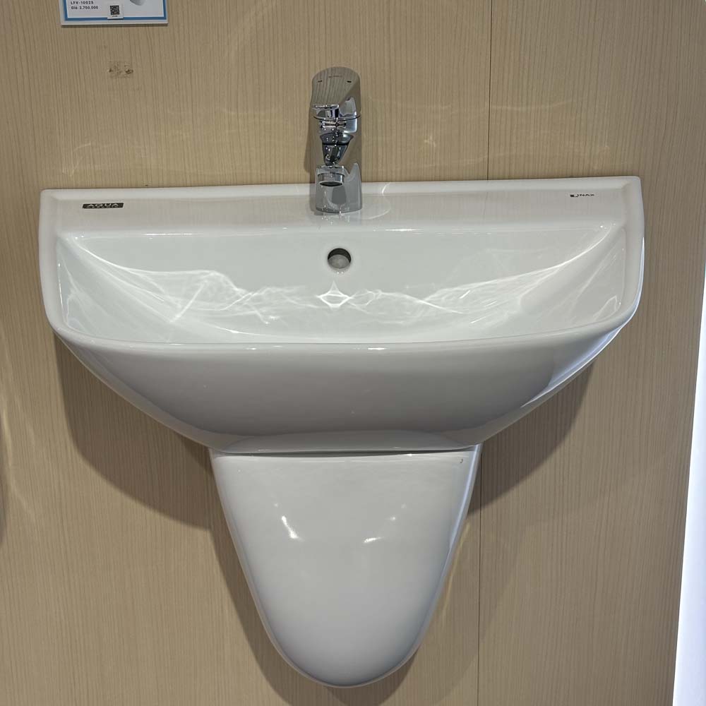 Chậu rửa lavabo treo tường INAX L-297V (L297V) (L-297VFC) - 6