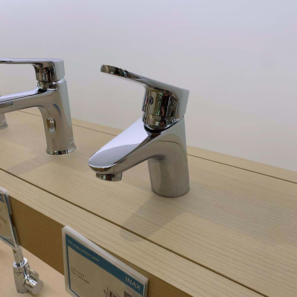 Vòi chậu lavabo nóng lạnh INAX LFV-112S (LFV112S) - 5