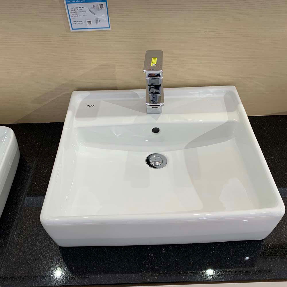 Chậu rửa lavabo đặt bàn INAX L-293V (L293V) (L-293VFC) - 4