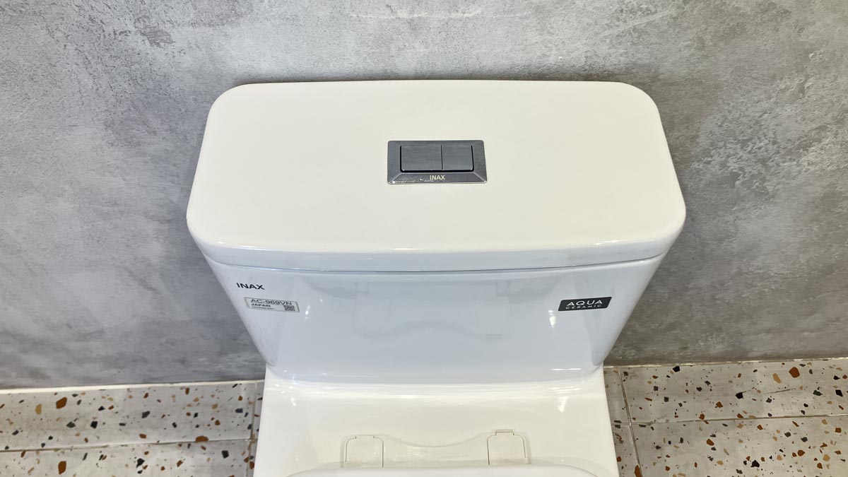 Bồn cầu 1 khối INAX AC-969VN (AC969VN) nắp đóng êm - 8