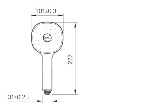 Tay sen tăng áp INAX BF-SC8 (BFSC8) (8C) màu trắng viền mạ Chrome - 12