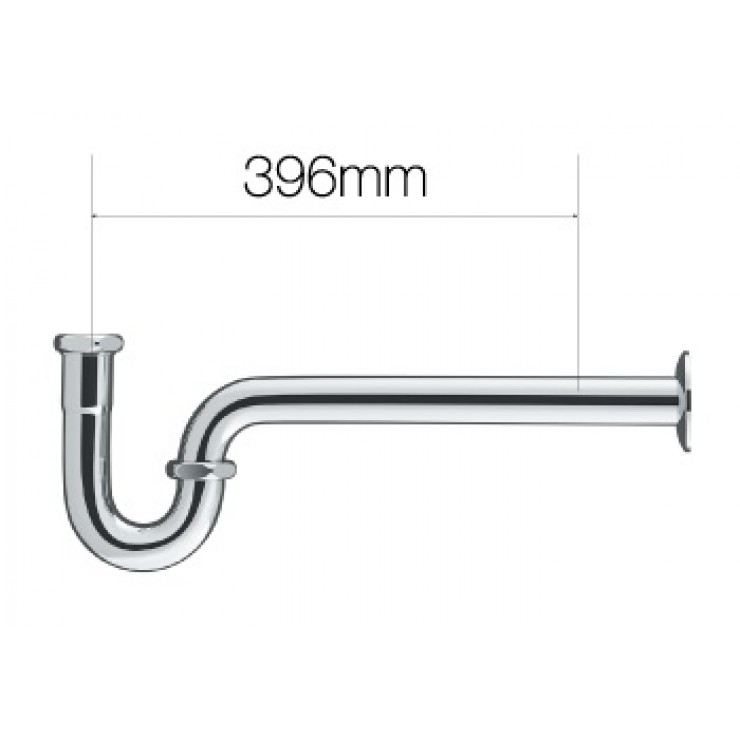 Ống thải chữ P nhựa INAX A-674P (A674P) - 2