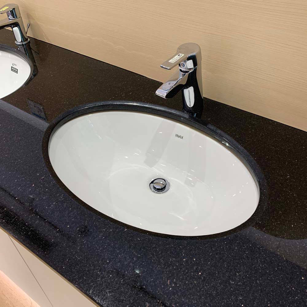 Chậu rửa mặt lavabo âm bàn INAX L-2216V/BW1 - 3