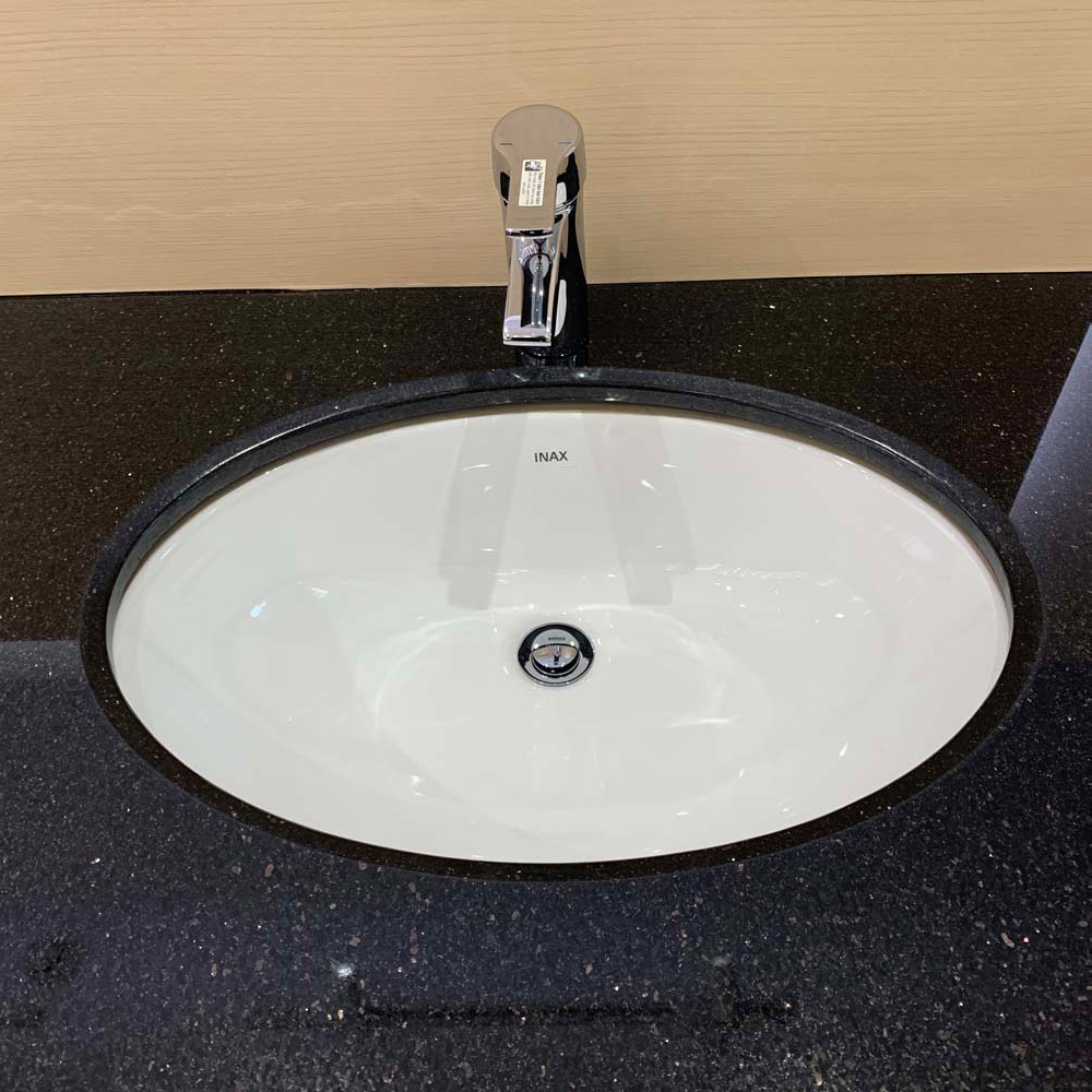 Chậu rửa mặt lavabo âm bàn INAX L-2216V/BW1 - 2