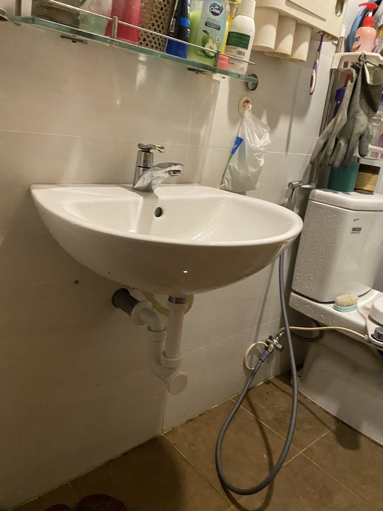 Chậu rửa lavabo treo tường INAX L-285V (L285V) (L-285VFC) - 7