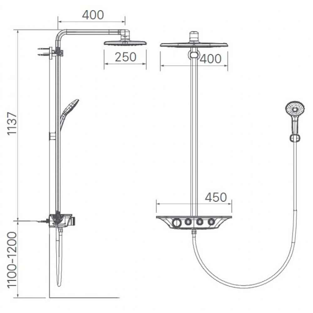 Sen tắm cây nhiệt độ INAX BFV-655T-SPA (BFV655TSPA)