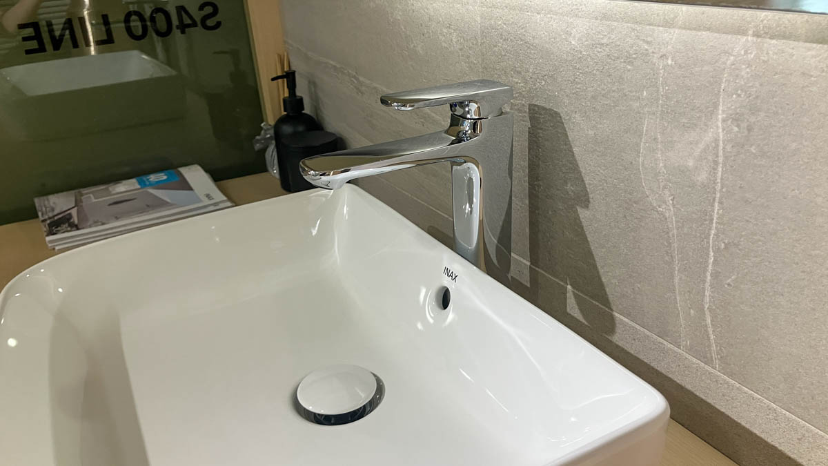 Vòi chậu lavabo nóng lạnh INAX LFV-632SH-2 (LFV632SH2) - 6