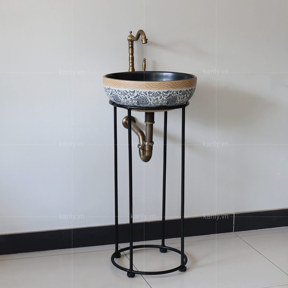 Khung sắt đỡ lavabo Kanly FP05 - 2