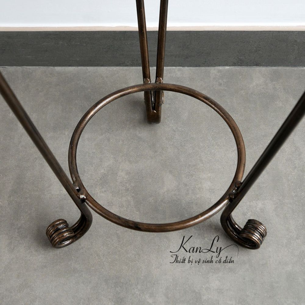 Kệ sắt để lavabo tròn Kanly FP01 - 10