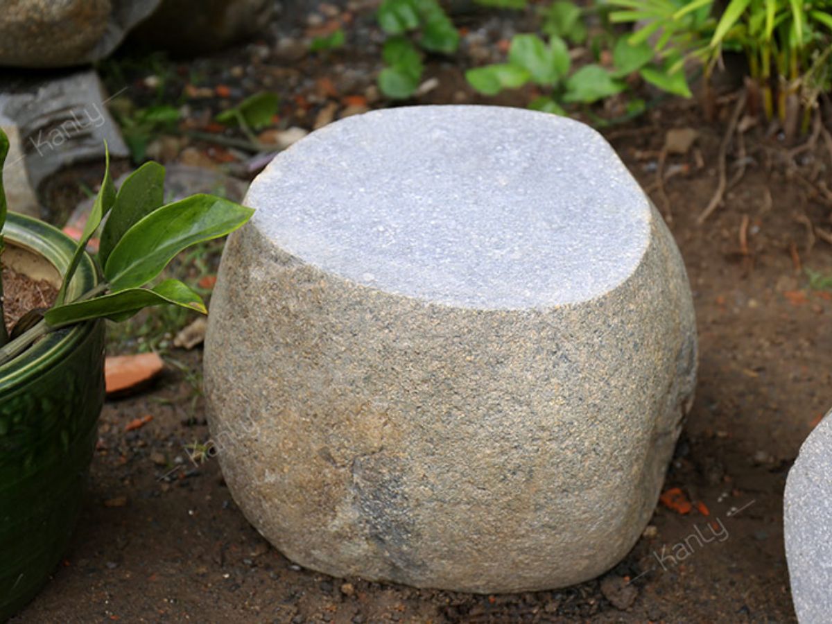 Trụ để lavabo bằng đá cuội Kanly TD75 - 9